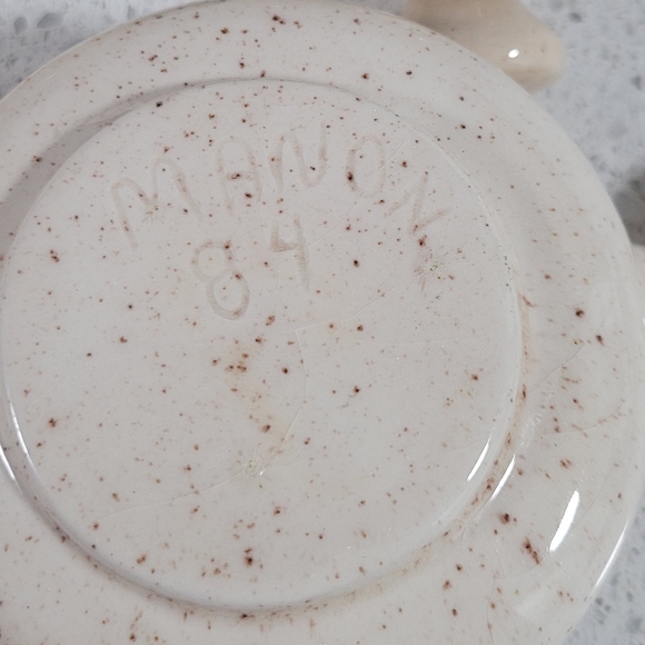 Vintage 84' Handmade French Onion Soup Bowls Set of 4 Retro Handcrafted Bowls - Picture 8 of 12